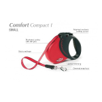 Flexi Comfort Compact-1 - рулетка для собак до 15кг5м; ремень; красная